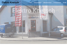Tablet Screenshot of elektro-knetsch.de